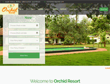 Tablet Screenshot of orchidresorts.com